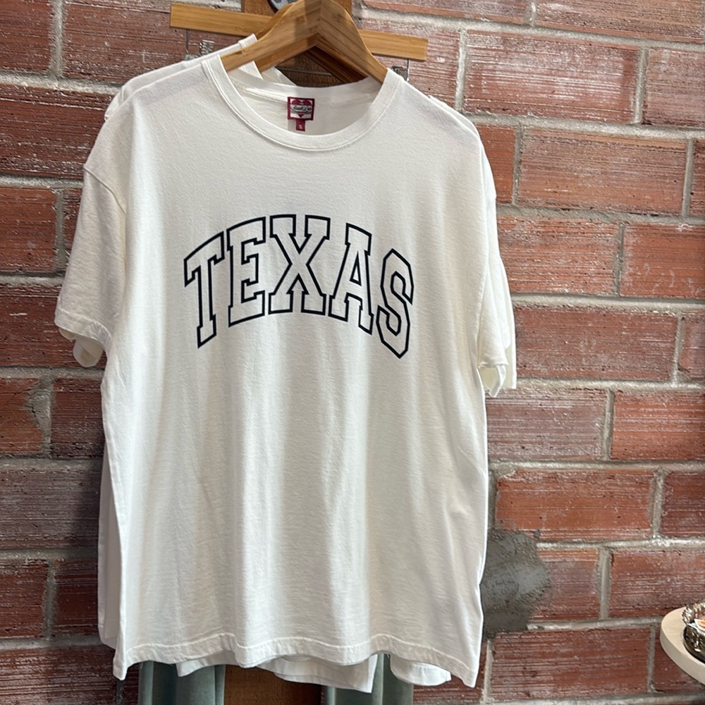 White Texas oversized tee shirt